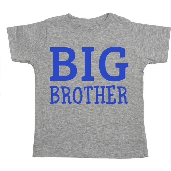Big Brother S/S Shirt, Gray - Shirts - 1 - zoom