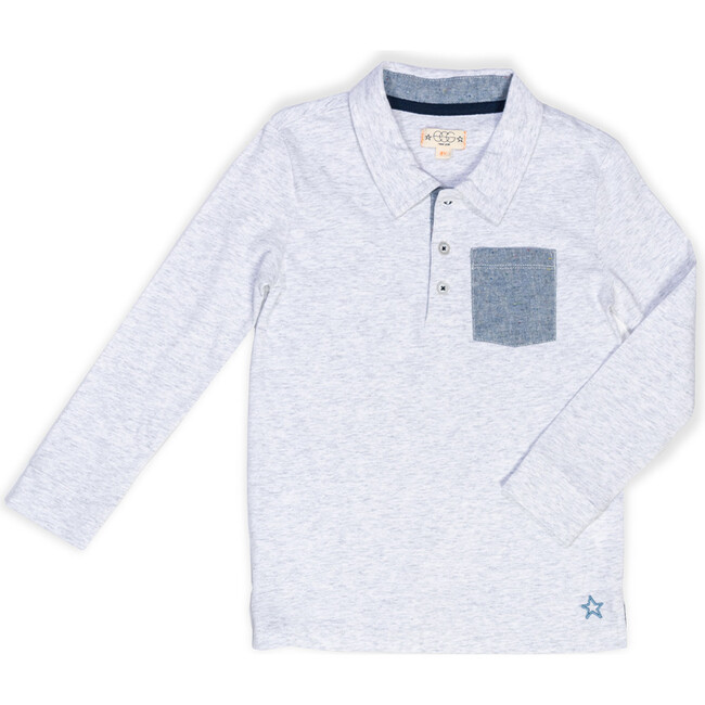 Classic Polo, Grey - Polo Shirts - 1