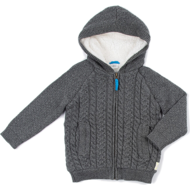Nate Hoodie, Charcoal - Sweatshirts - 1