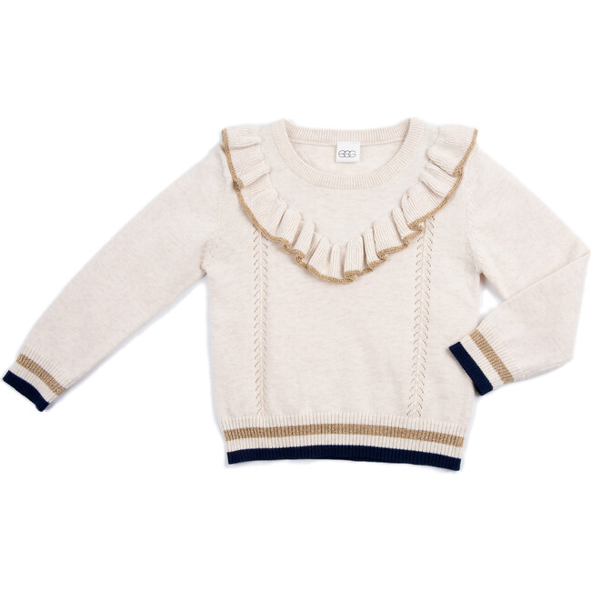 Sadie Sweater, Cream - Sweaters - 1