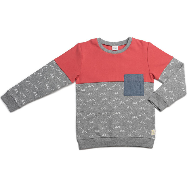 Vinnie Sweater, Grey Wave - Sweaters - 1