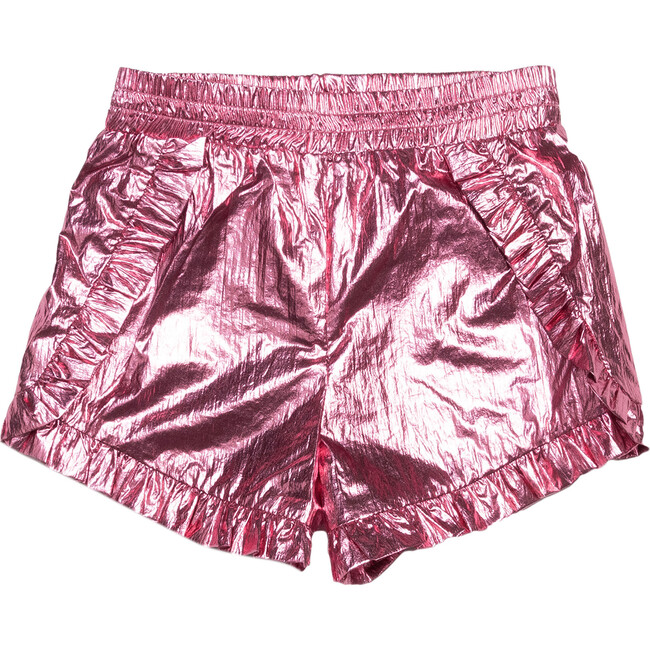 Raelyn Short, Metallic Pink - Shorts - 1