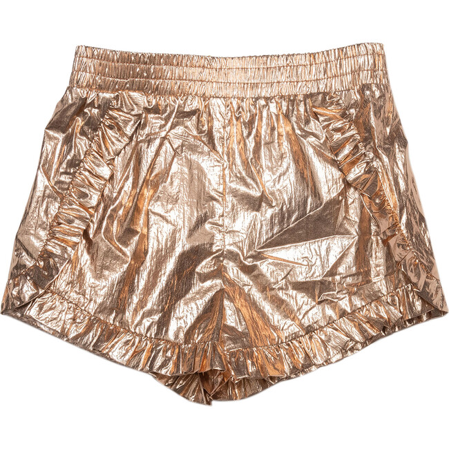 Raelyn Short, Metallic Gold - Shorts - 1