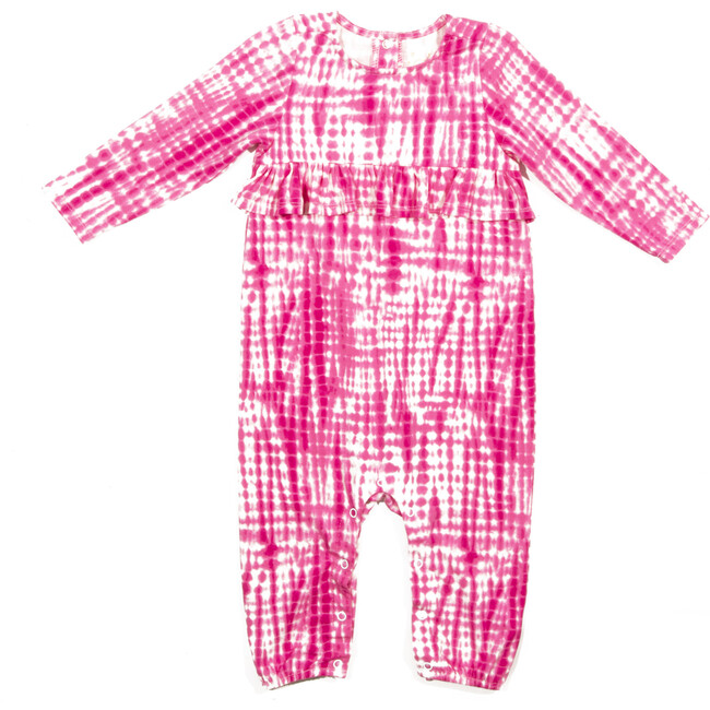 Sandy Romper, Pink Print - Rompers - 1