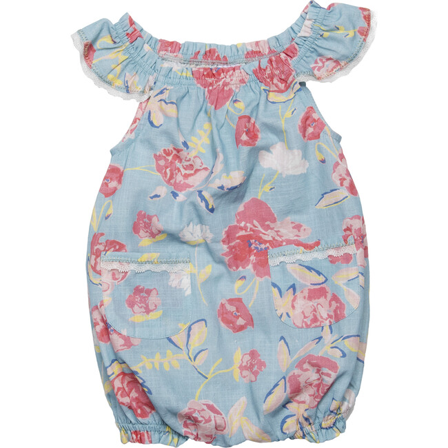 Kiera Romper, Teal - Rompers - 1