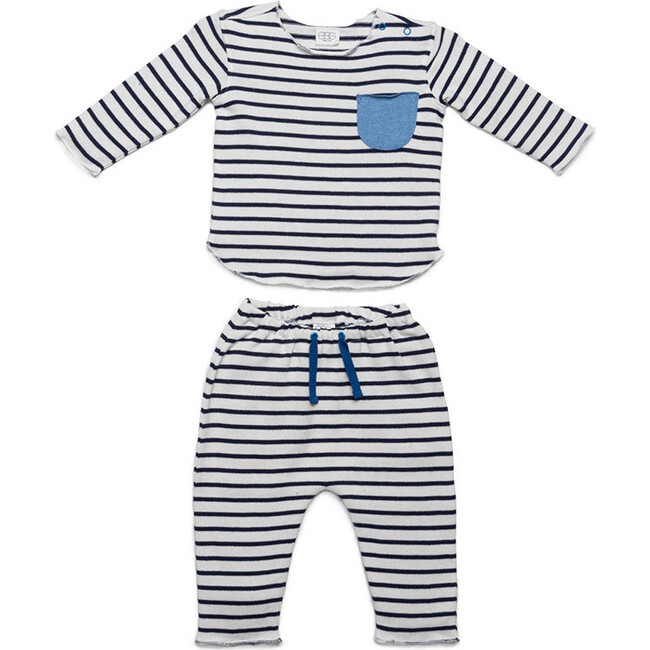 Bobbi Set, Navy Stripes - Mixed Apparel Set - 1