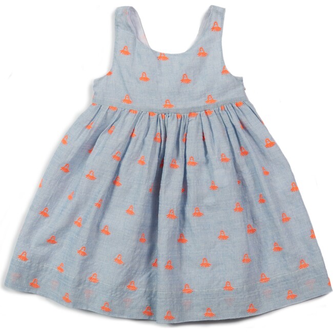 Rowan Dress, Denim - Dresses - 1