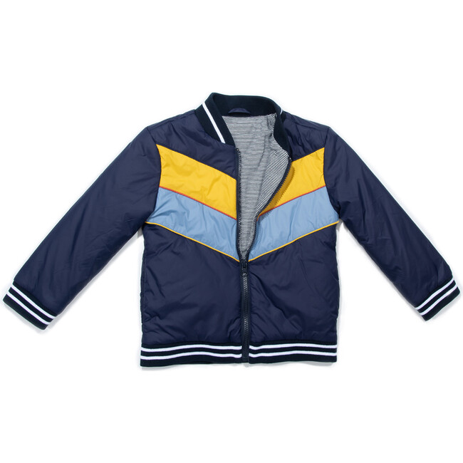 *Exclusive* Freddie Jacket, Navy - Jackets - 1