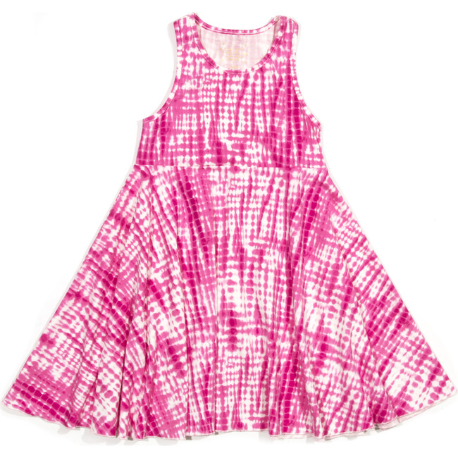 Iona Dress, Pink Print - Leggings - 1