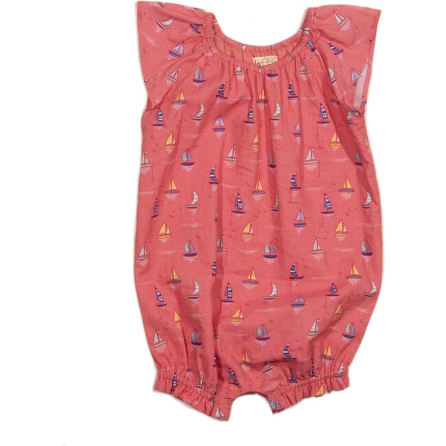 Fifi Romper, Coral
