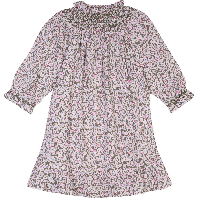 The Little Smocked Dress, Khaki Floral