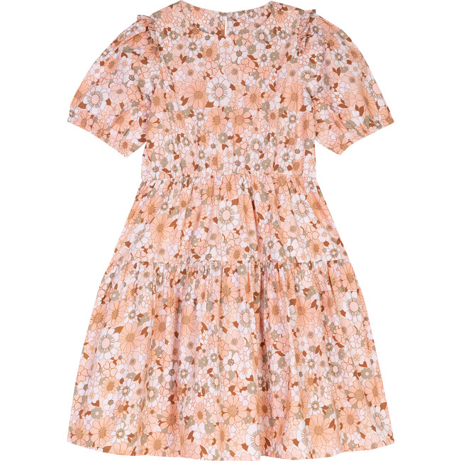 The Little Puff Sleeve Dress, Pink Floral