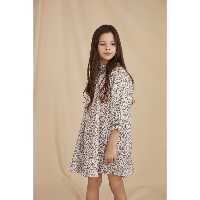 The Little Smocked Dress, Khaki Floral