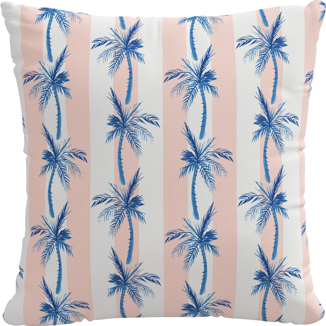 Cabana Palm Decorative Pillow, Blush
