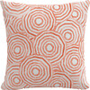 Umbrella Swirl Decorative Pillow, Coral - Decorative Pillows - 1 - thumbnail