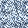 Umbrella Swirl Outdoor Pillow, Navy - Decorative Pillows - 3