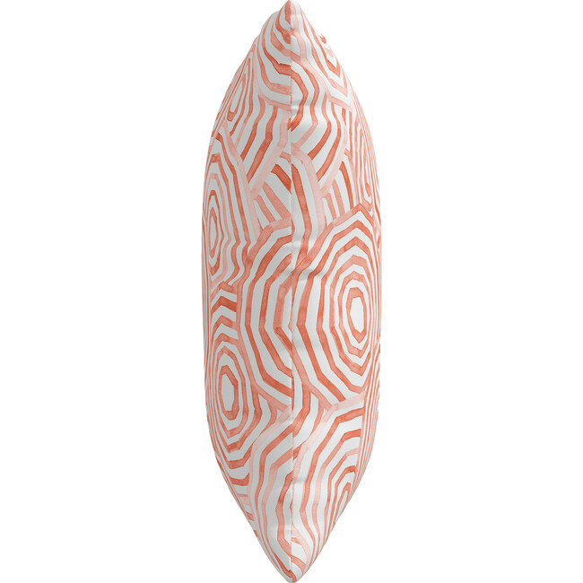 Umbrella Swirl Decorative Pillow, Coral - Decorative Pillows - 5