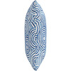 Umbrella Swirl Outdoor Pillow, Navy - Decorative Pillows - 5