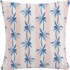Cabana Palm Outdoor Pillow, Blush - Decorative Pillows - 1 - thumbnail