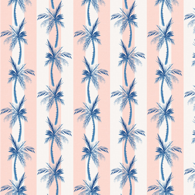 Cabana Palm Outdoor Pillow, Blush - Decorative Pillows - 3