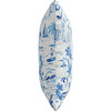 Beach Toile Decorative Pillow, Navy - Decorative Pillows - 5