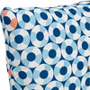 Pool Rings Grid Outdoor Pillow, Navy - Decorative Pillows - 4