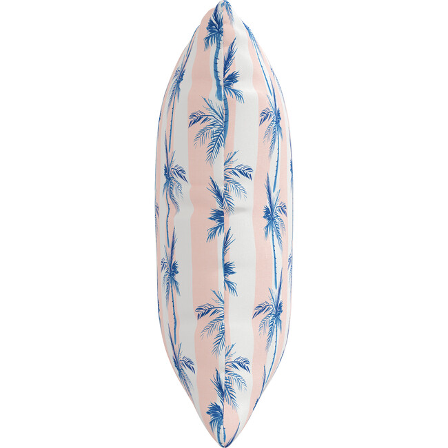 Cabana Palm Outdoor Pillow, Blush - Decorative Pillows - 5