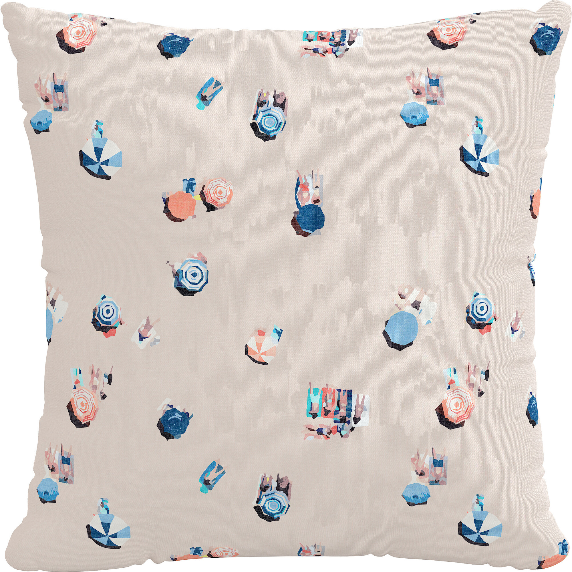 Beach Scene Outdoor Pillow, Multi - Decorative Pillows - 1