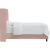 Quinn Wingback Bed, Blush Velvet - Beds - 5