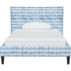 Haven Platform Bed, Shibori Blue - Beds - 1 - thumbnail