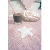 Stars Washable Rug, Pink/White - Rugs - 4