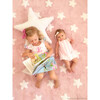 Stars Washable Rug, Pink/White - Rugs - 5