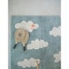 Clouds Washable Rug, Vintage Blue - Rugs - 8