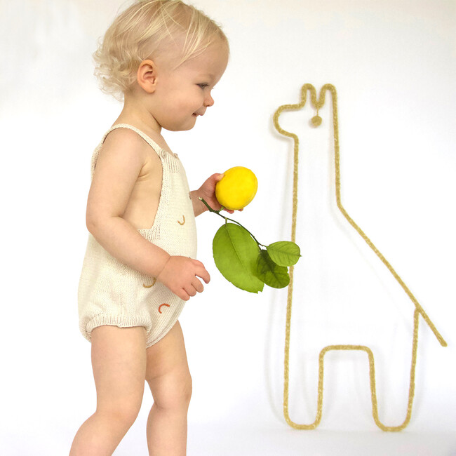 Giraffe Wall Hanging, Yellow - Wall Décor - 3