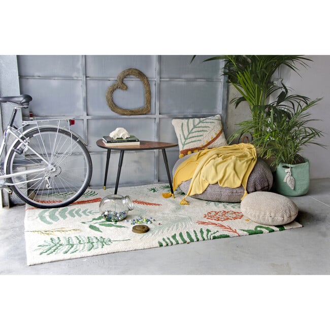 Botanic Plants Washable Rug, Multi - Rugs - 5