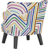 Felix Kids' Chair, Rainbow Stripes Multi - Kids Seating - 3