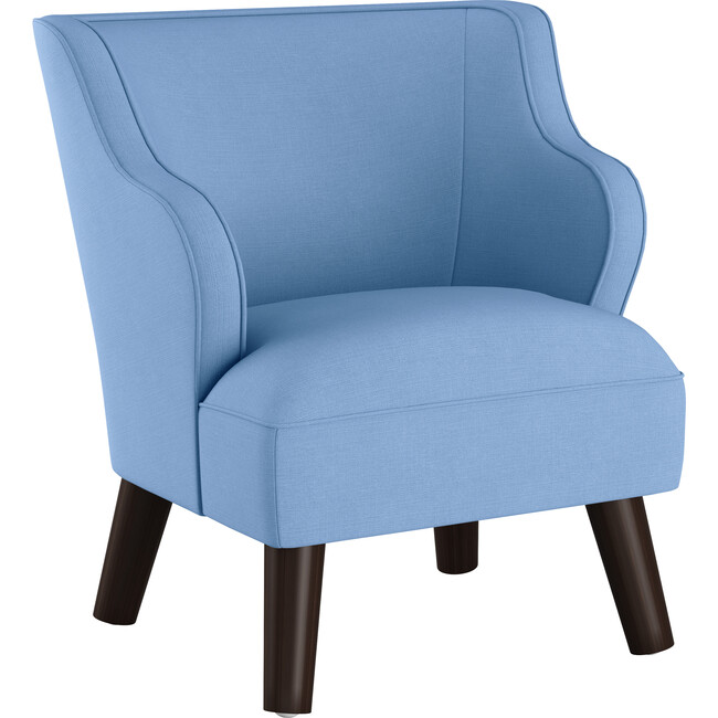Felix Kids' Chair, Denim Linen