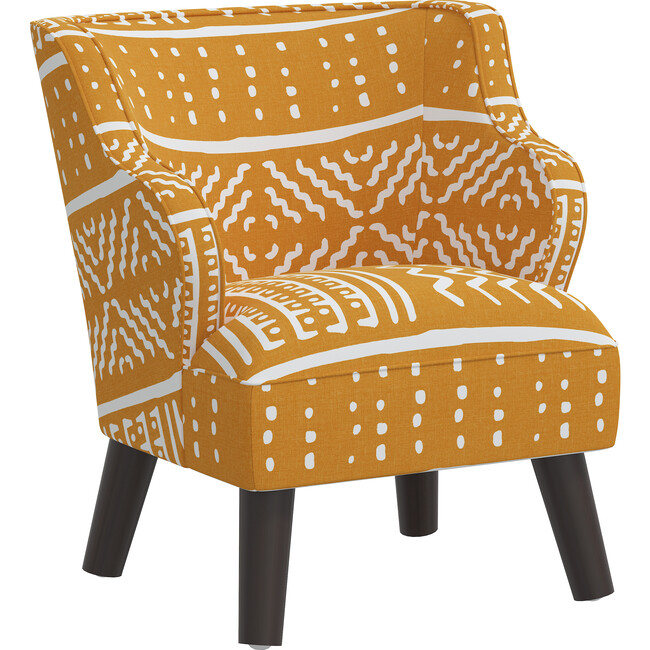 Felix Kids' Chair, Ochre Mudcloth