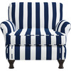 Oliver Kids' Chair, Navy Cabana Stripe - Kids Seating - 1 - thumbnail