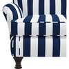 Oliver Kids' Chair, Navy Cabana Stripe - Kids Seating - 4