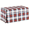 Charlotte Skirted Storage Bench, Stewart Plaid - Accent Seating - 2