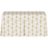 Skirted Storage Bench, Palm Tree Stripe Pink - Ottomans - 1 - thumbnail