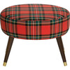 Ivy Mid-Century Ottoman, Stewart Tartan - Ottomans - 1 - thumbnail