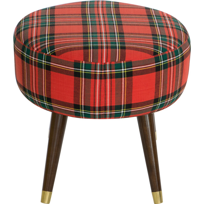 Ivy Mid-Century Ottoman, Stewart Tartan - Ottomans - 3