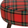 Ivy Mid-Century Ottoman, Stewart Tartan - Ottomans - 4