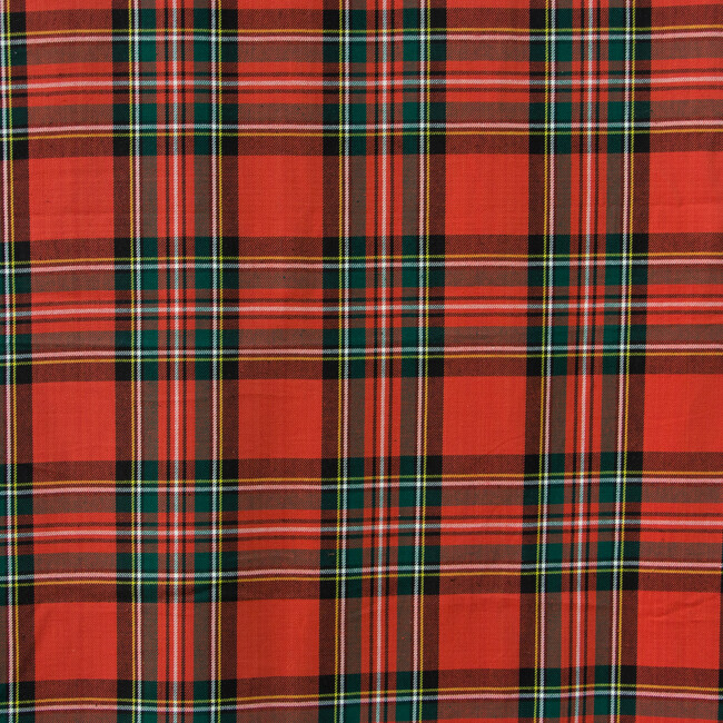 Ivy Mid-Century Ottoman, Stewart Tartan - Ottomans - 5