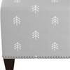 Benjamin Nailhead Ottoman, Grey Tree - Ottomans - 3