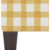 Cleo Ottoman, Buttercup Gingham - Ottomans - 5