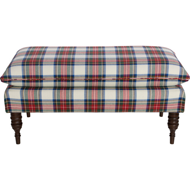 Addison Pillowtop Bench, Stewart Plaid - Accent Seating - 1