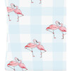 Storage Ottoman, Flamingo Gingham Blue - Ottomans - 2